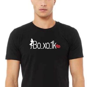 Black Short Sleeve Men's T-Shirt With Bo Logo